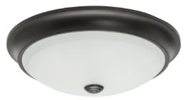 LED Flush Mount Light – 17W – 1142 Lumens – 2700K – Bronze