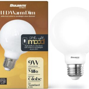 LED Bulb – G25 – 3000K – Warm Dimming – 60W Eq