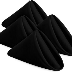 Cloth Napkins – 17 x 17 in – Black