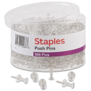 Push Pins – Clear