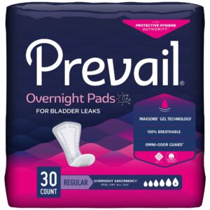 Prevail Bladder Control Pad – Overnight – Heavy