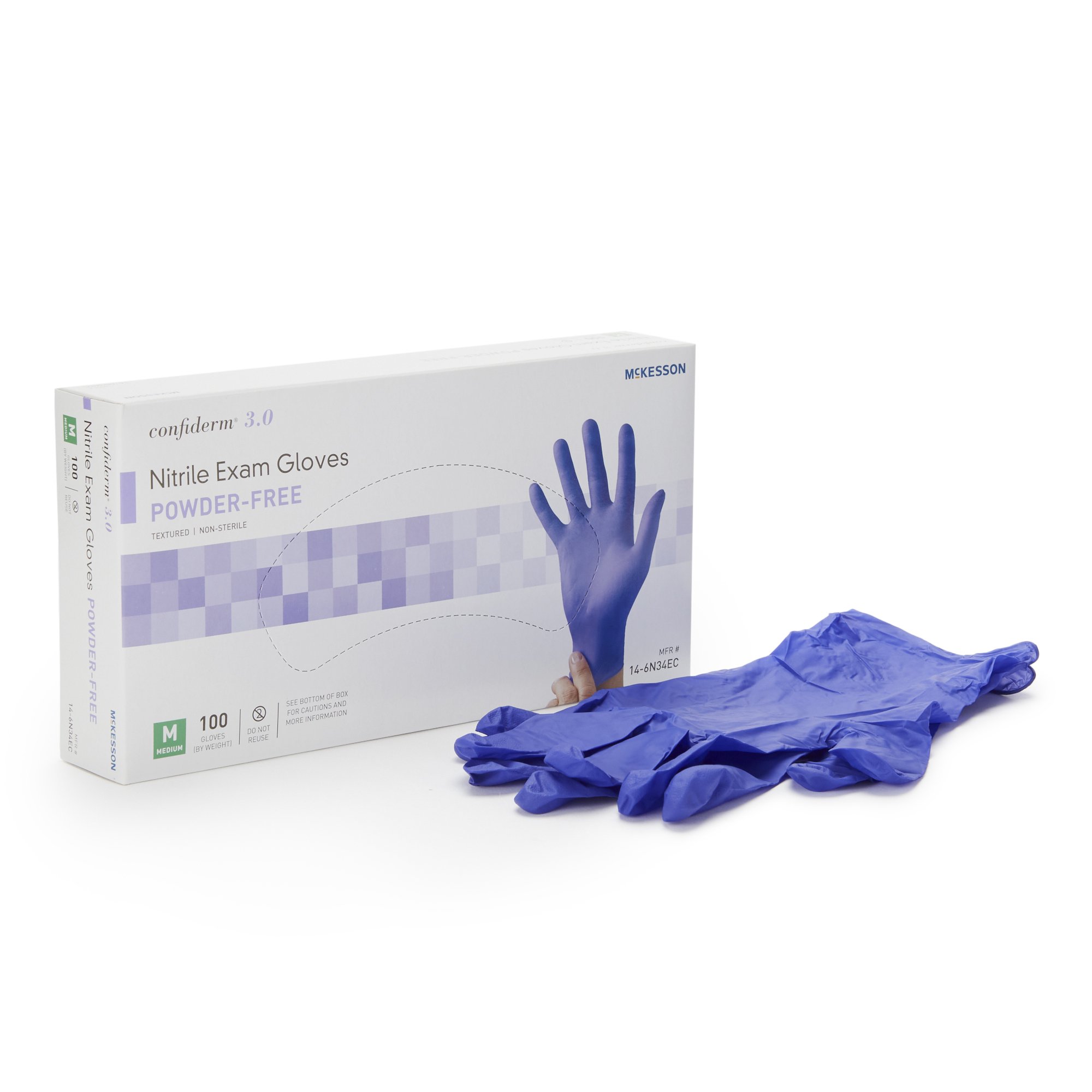 Nitrile Gloves – Medium – Blue