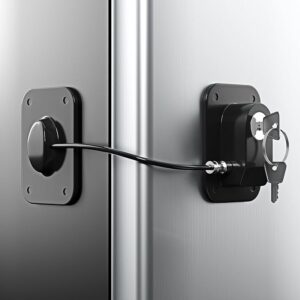 Refrigerator Lock – Black