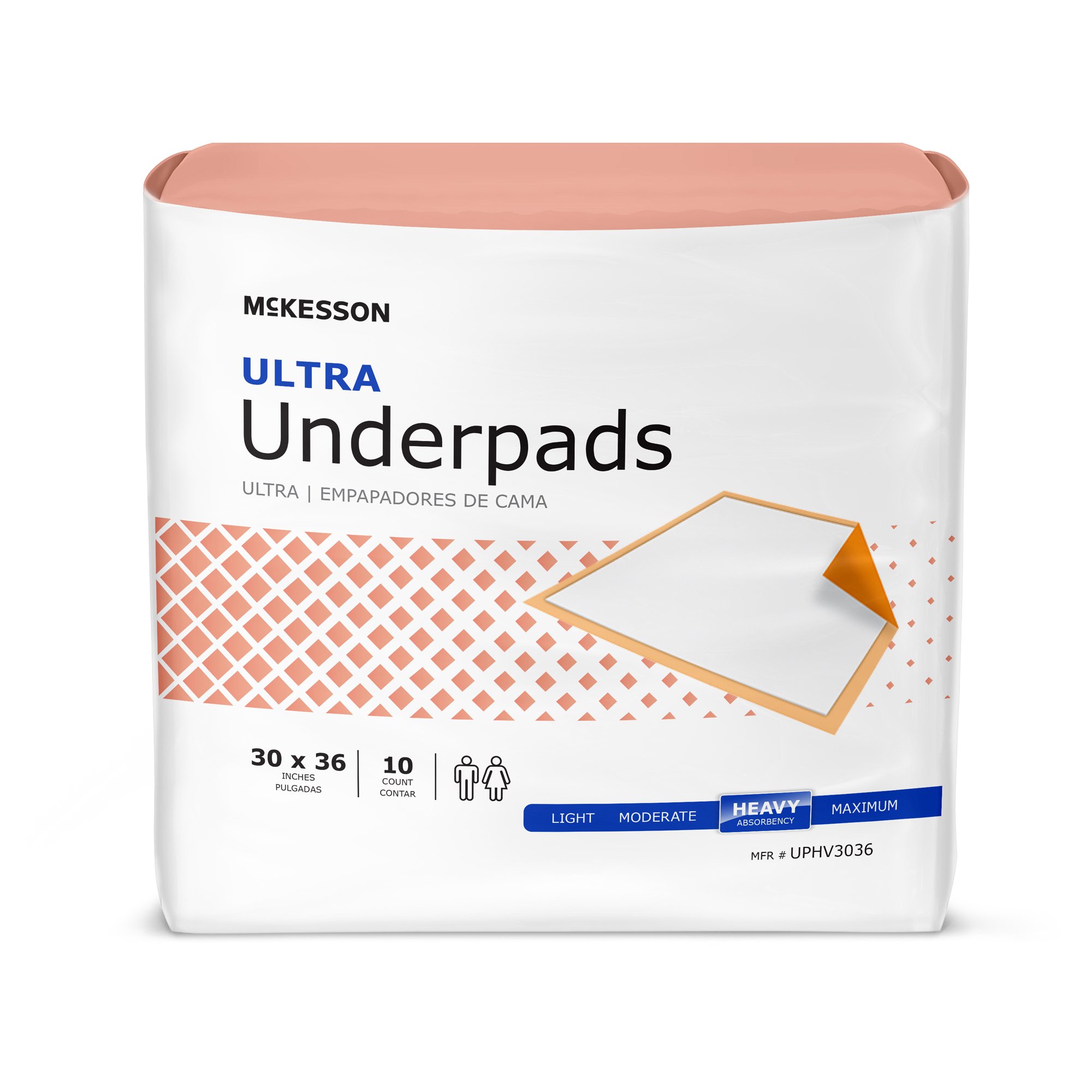 McKesson Disposable Underpad – 30 x 36 in – Heavy