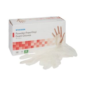Vinyl Gloves – Medium – Clear