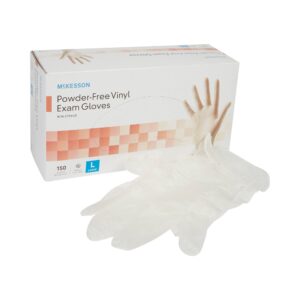 Vinyl Gloves – Large – Clear