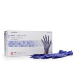 McKesson Confiderm 3.0 Nitrile Exam Gloves – Small – Blue