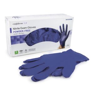 McKesson Confiderm 3.0 Nitrile Exam Gloves – Medium – Blue
