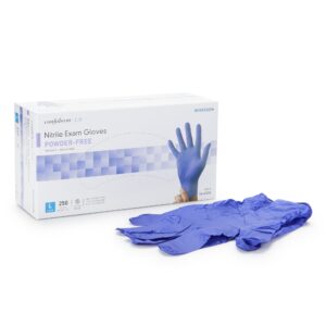 McKesson Confiderm 3.0 Nitrile Exam Gloves – Large – Blue