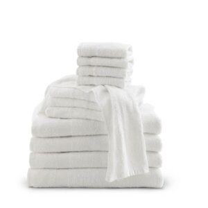 Bath Towels – Cotton – White