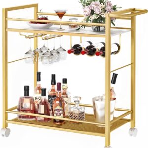 Bar Cart - 2 Tier - Rolling